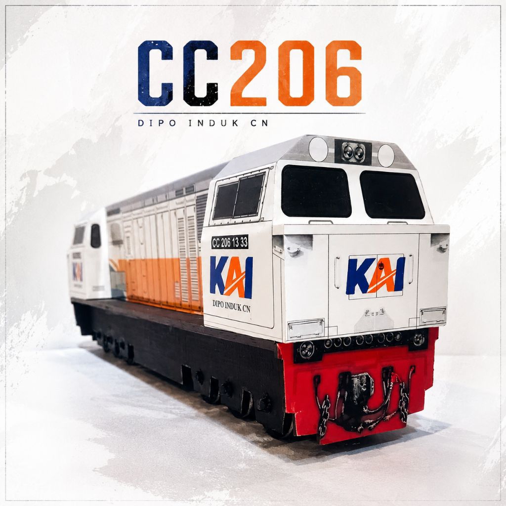 Mainan kereta api cc206 New Upgrade