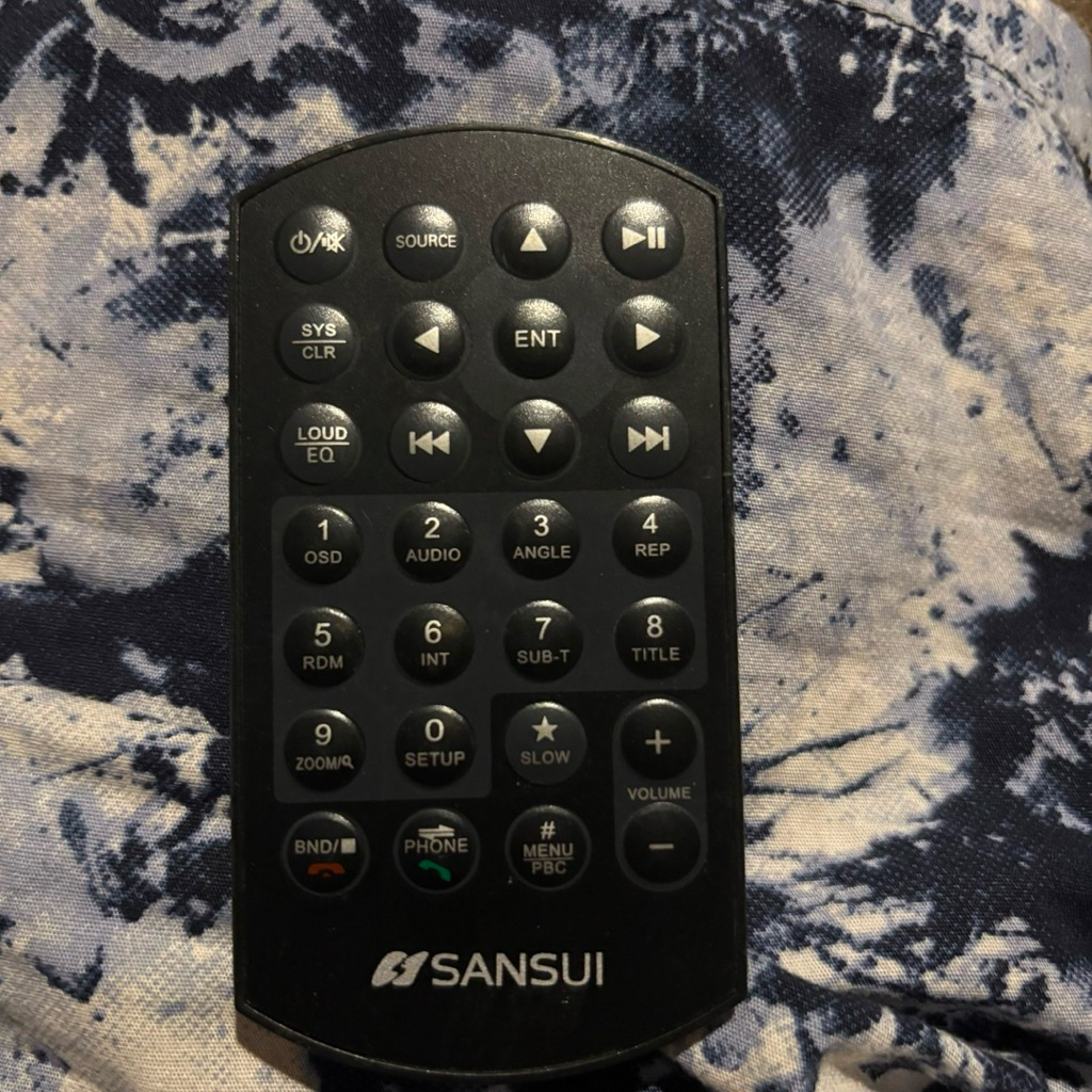 remote sansui remot audio headunit mobil