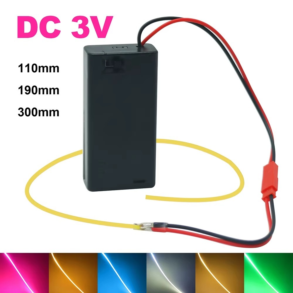 DC 3V LED COB Filament Flexible Lamp Retro Edison Bulb Parts LED Diode Decor