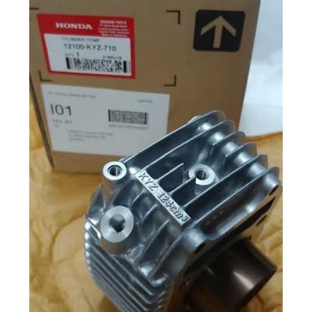 12100-KYZ-710 HGP AHM 100% ORIGINAL BLOK PISTON SUPRA 125 HELM IN Fi INJEKSI  SUPRA 125 K41 12100KYZ