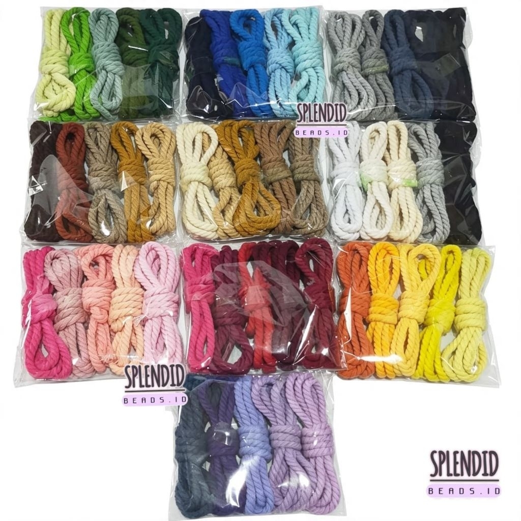 Tali Katun Macrame 5 Meter Repack | Tali Macrame