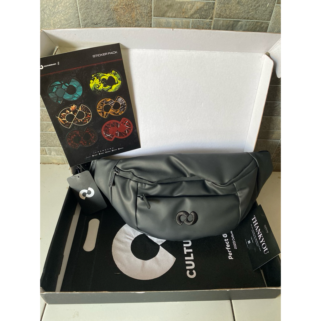 Tas waistbag pria culture basic