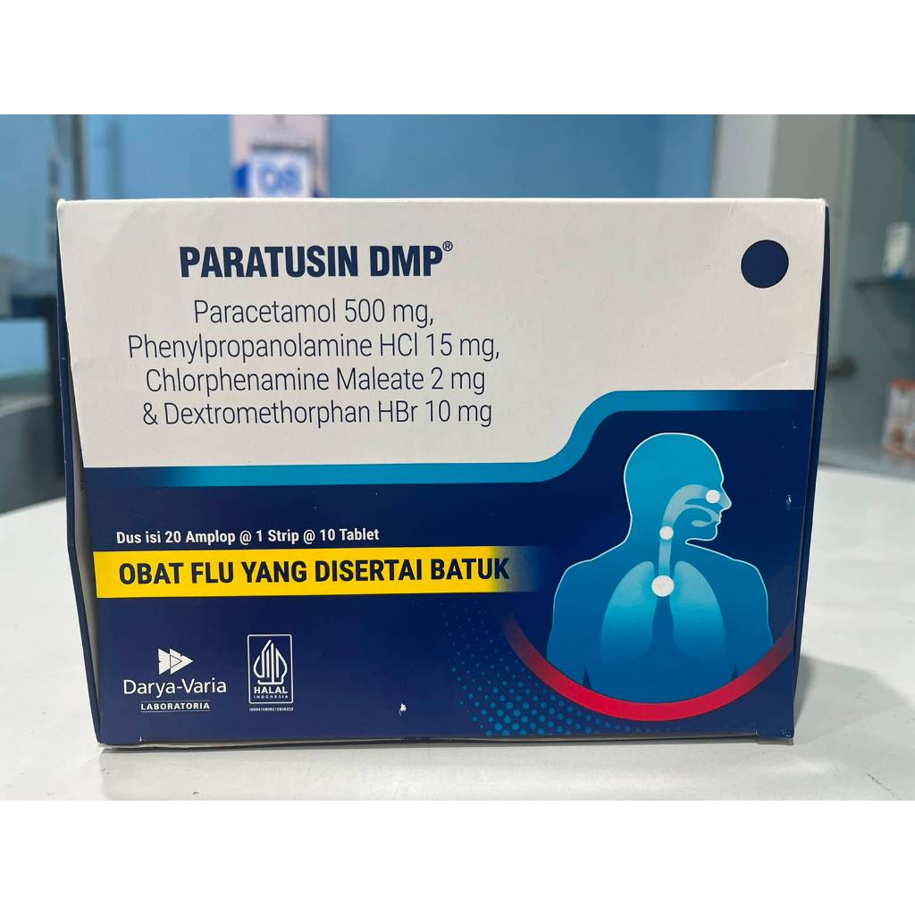 PARATUSIN DMP Tablet - Obat Flu & Batuk Berdahak Kering