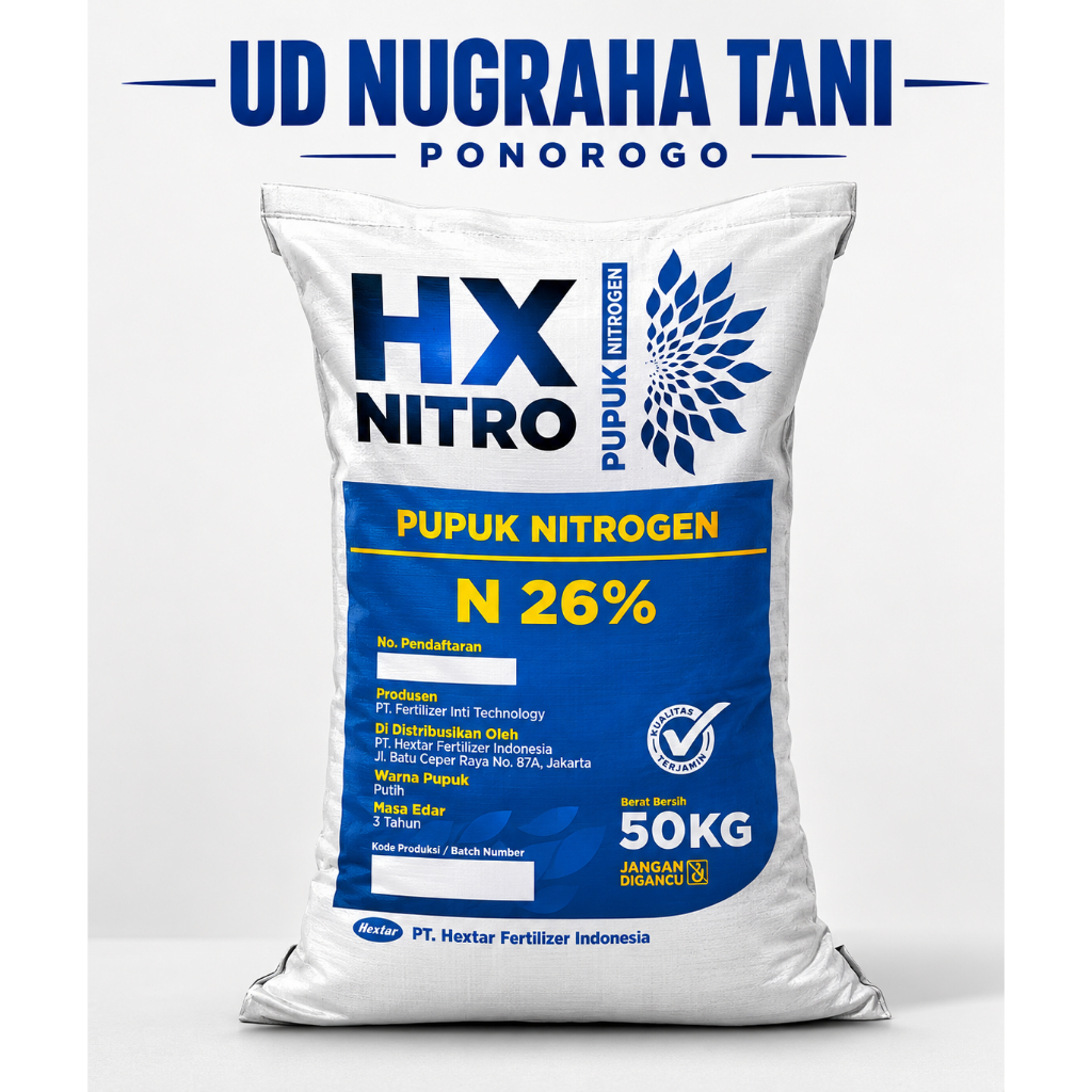 Pupuk Nitrat 26% HX Nitro DGW 3 Kg Repack