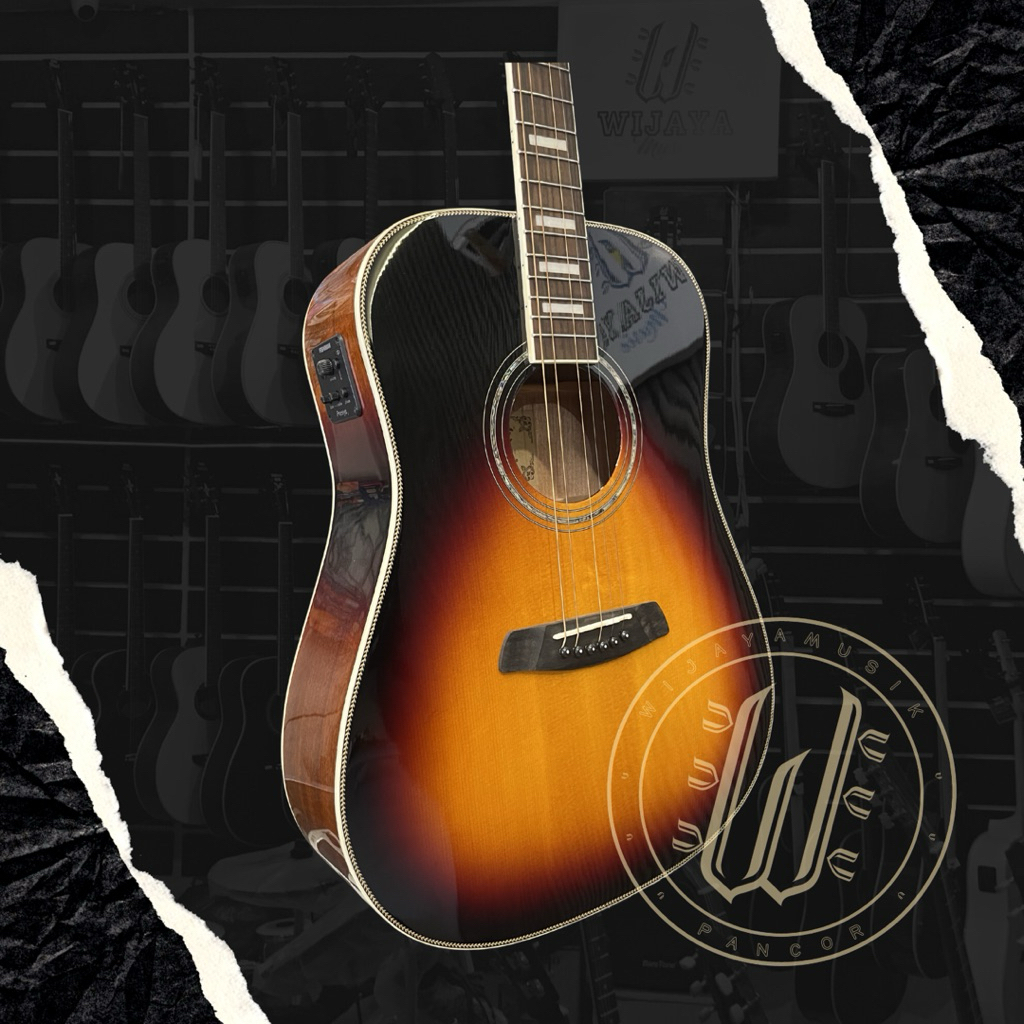 Gitar akustik elektrik “Cetta” DR32SE-TVS (G)