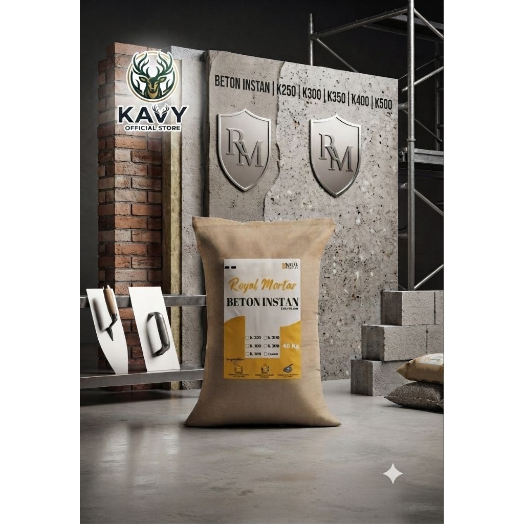 Semen Instan | Beton Instan | K250-K500 Royal Mortar