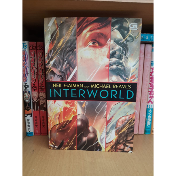 Interworld Buku 1 dan 2 (Sepaket) - Neil Gaiman