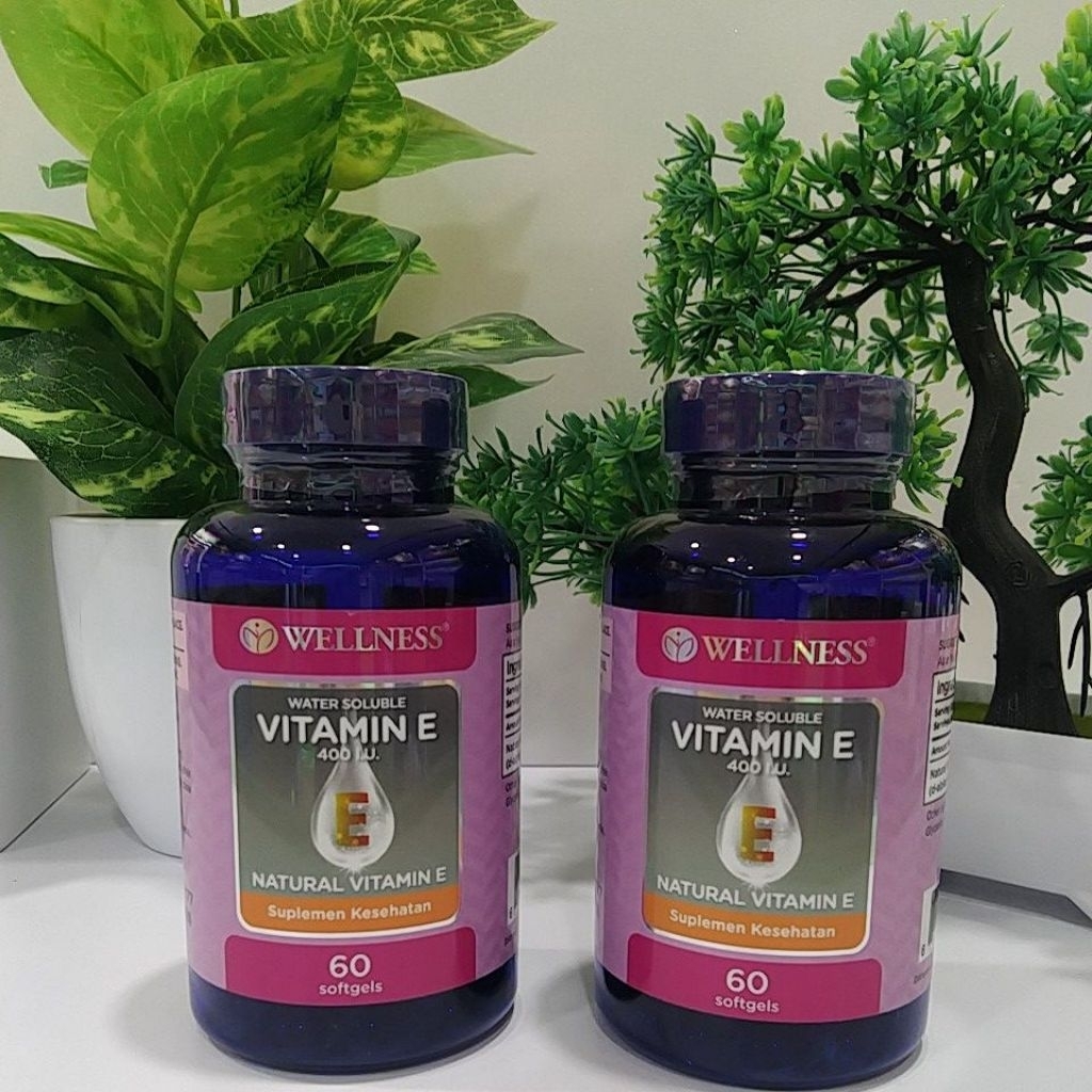 wellness vitamin e watersoluble (60 softgels)