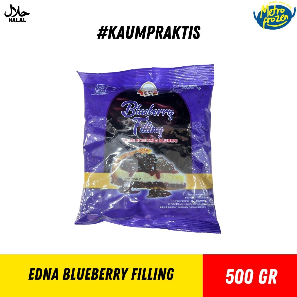 EDNA Selai Rasa Buah 500gr //selai blueberry //selai nanas //selai stroberi //selai melon