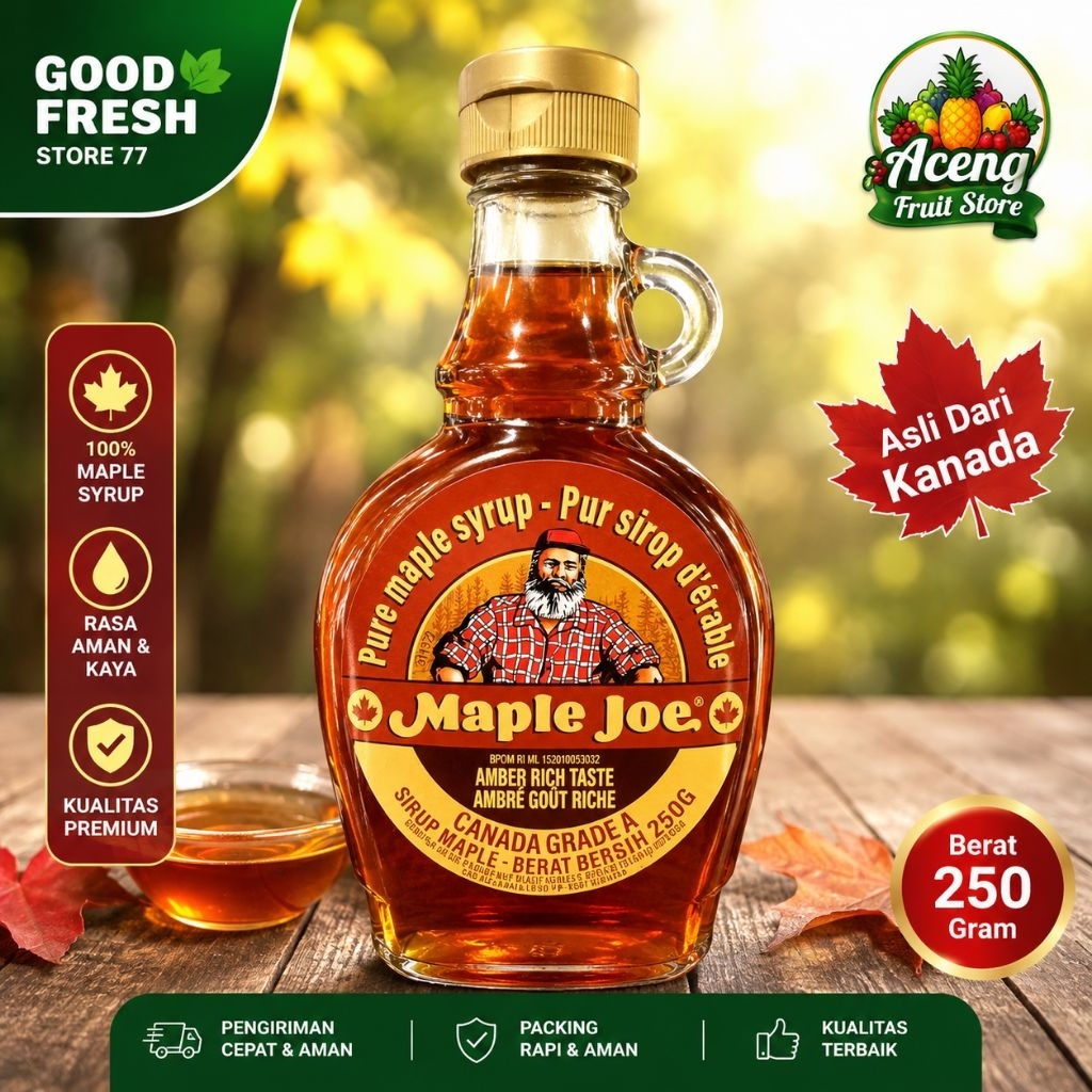maple Jo pure maple Syrup Canada grade A  250 gram