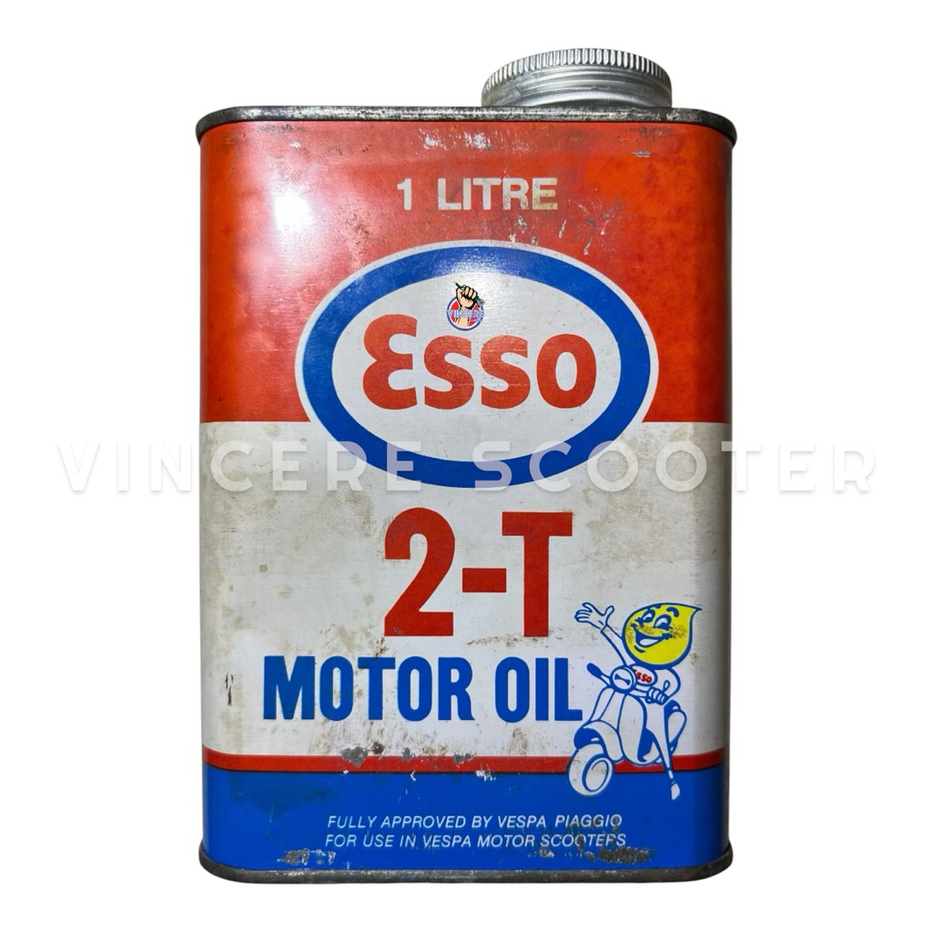 Oli Esso 2T Oil Vintage Lawas Vespa