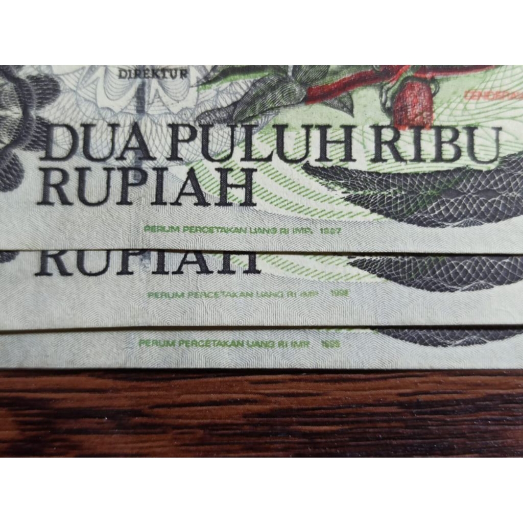 Uang Kertas Rp.20000 Tahun 1995