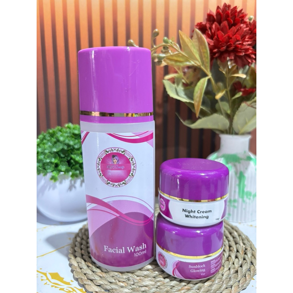 PKT SUNBLOK GLOWING bs PKT SUNBLOK ACNE RL BEAUTY skincare farmasi