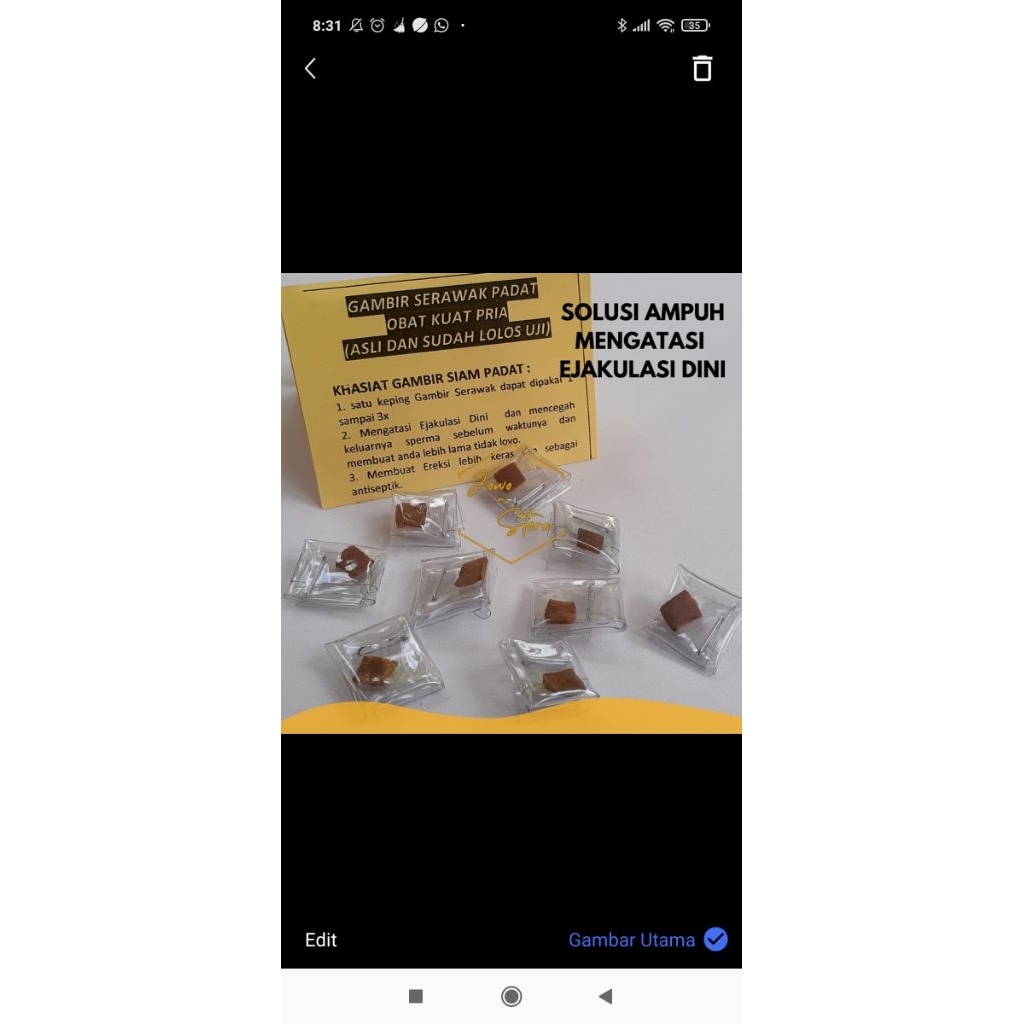 GAMBIR PADAT ORIGINAL KALIMANTAN READY