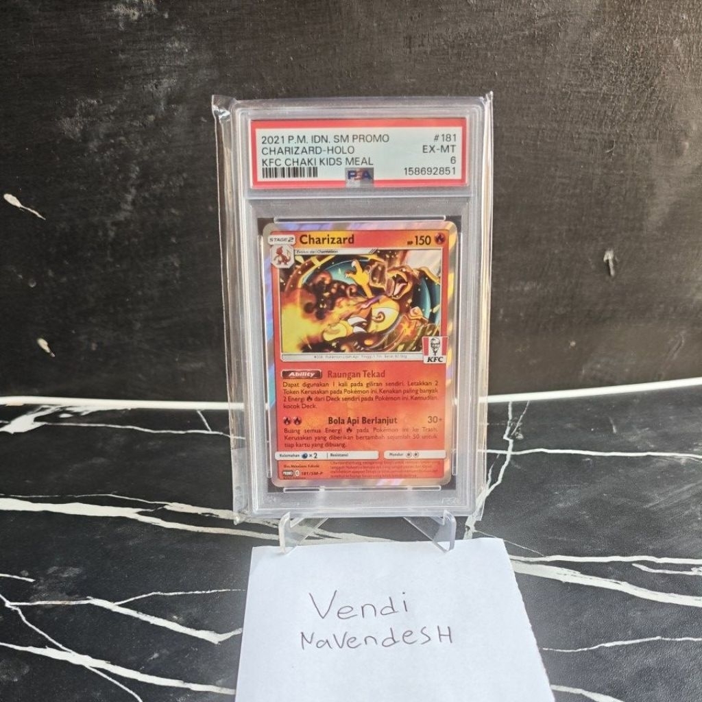 Charizard kfc PSA 6 / slab charizard KFC