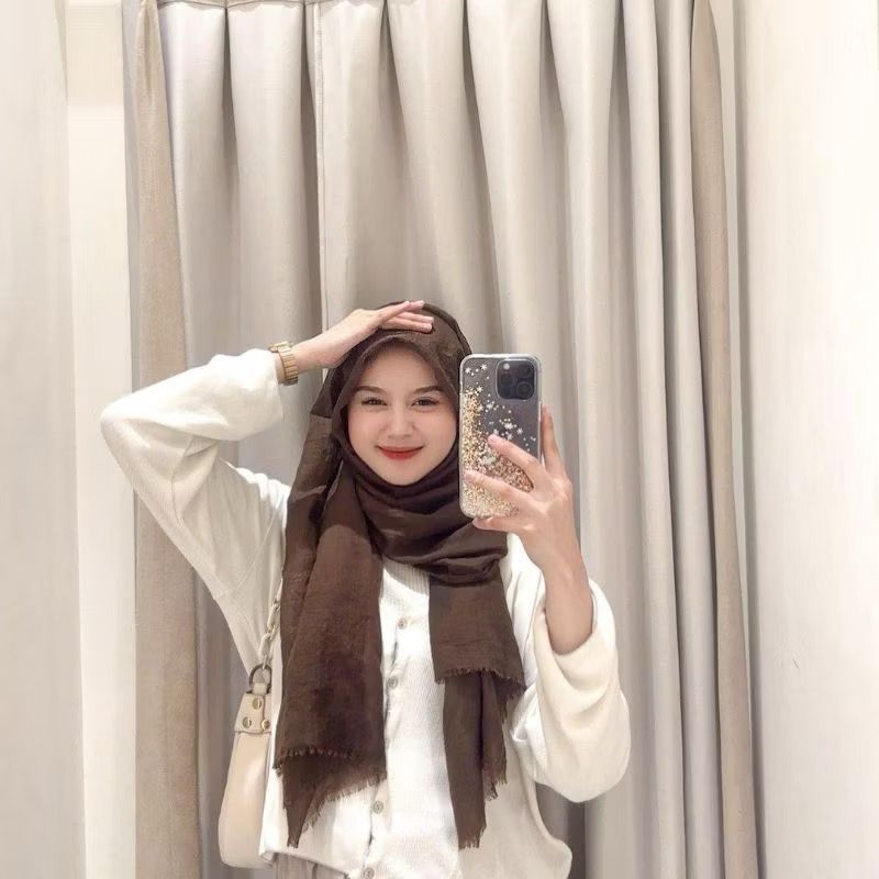Pashmina Crinkle / Pashmina Dubai Crinkle / Jilbab Pashmina Crinkle Rawis