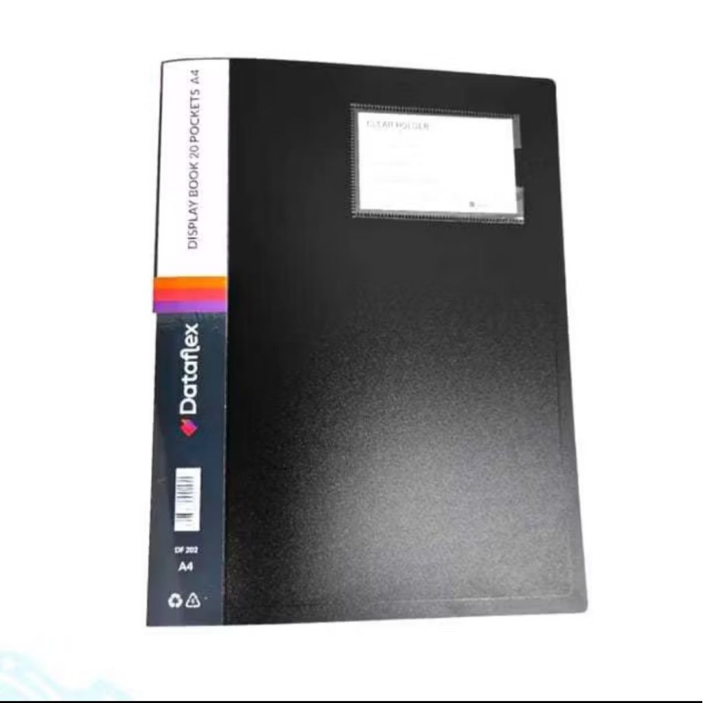 Display Book A4 20 Pocket Map Folder Plastik Dokumen Sertifikat Skripsi