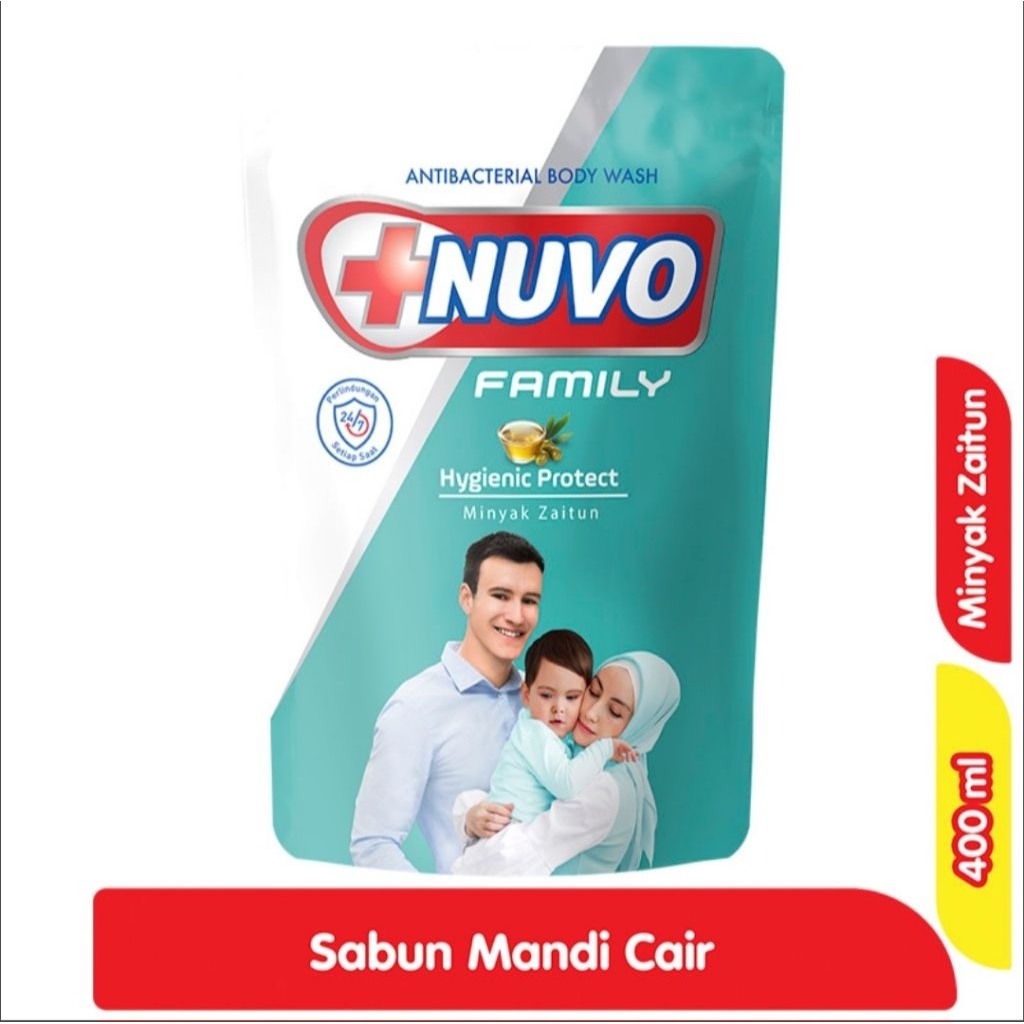 Nuvo Sabun Mand Cair Minyak Zaitun Refill 400ml