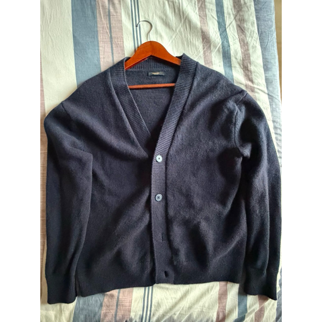 cardigan pria (brand massimo dutti, original)