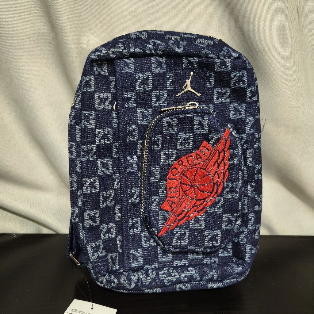 Air Jordan Monogram Sling Bag Denim / Tas