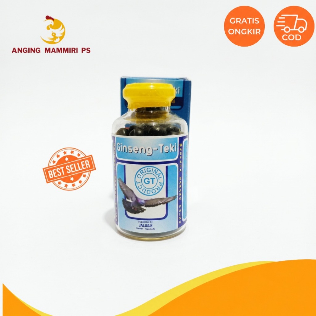 Ginseng Teki Doping Merpati - Jamu Vitamin Obat Burung Merpati Balap