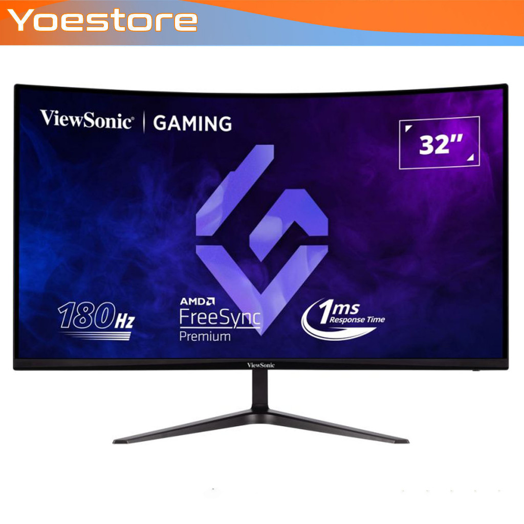 VIEWSONIC VX3218C-2K 32" 180Hz Curved QHD Gaming Monitor
