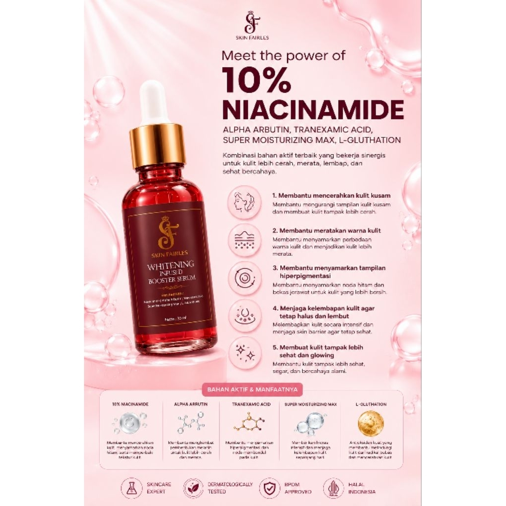 Ready Whitening Infused Booster Serum SF