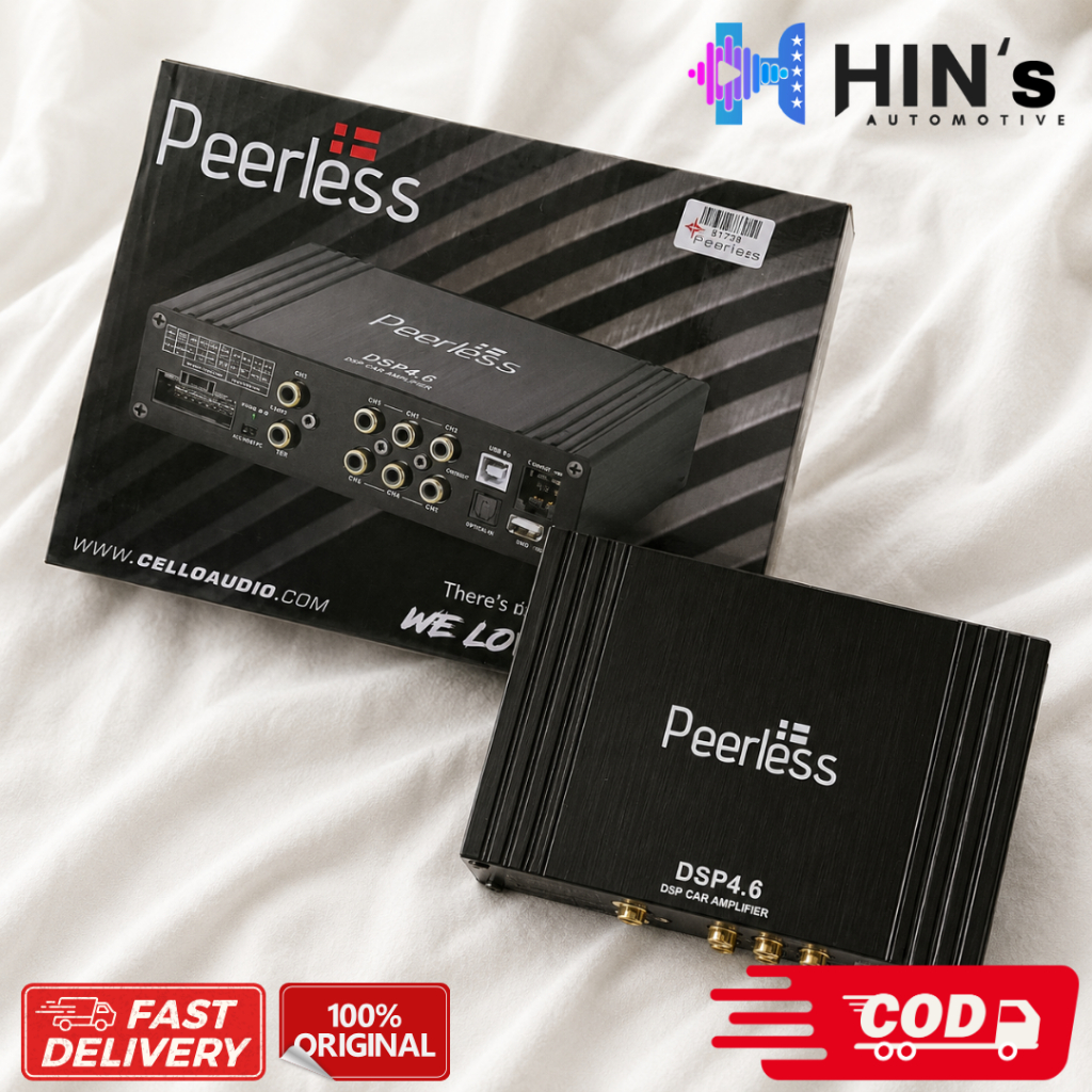 DSP PEERLESS 4.6 By CELLO /6 CHANNEL built in power 4 CHANNEL