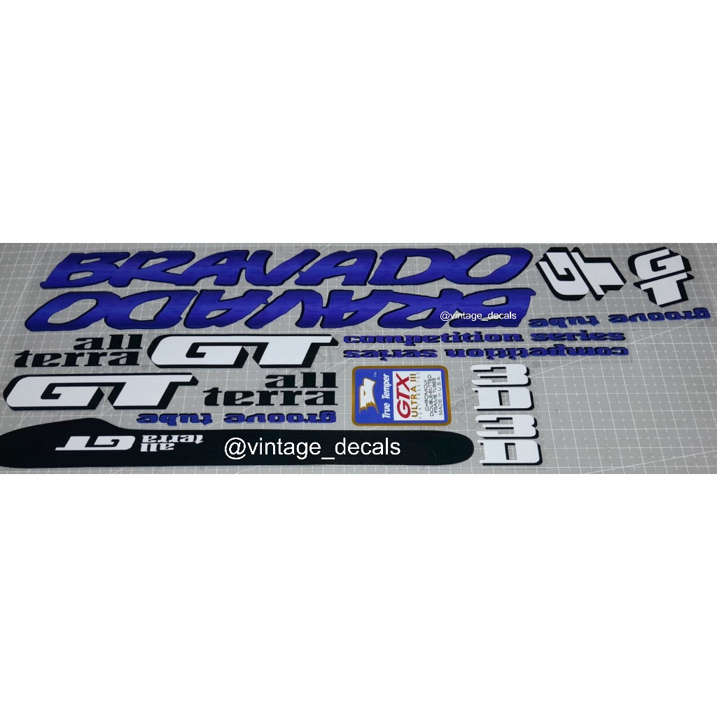 GT Bravado decals replacement