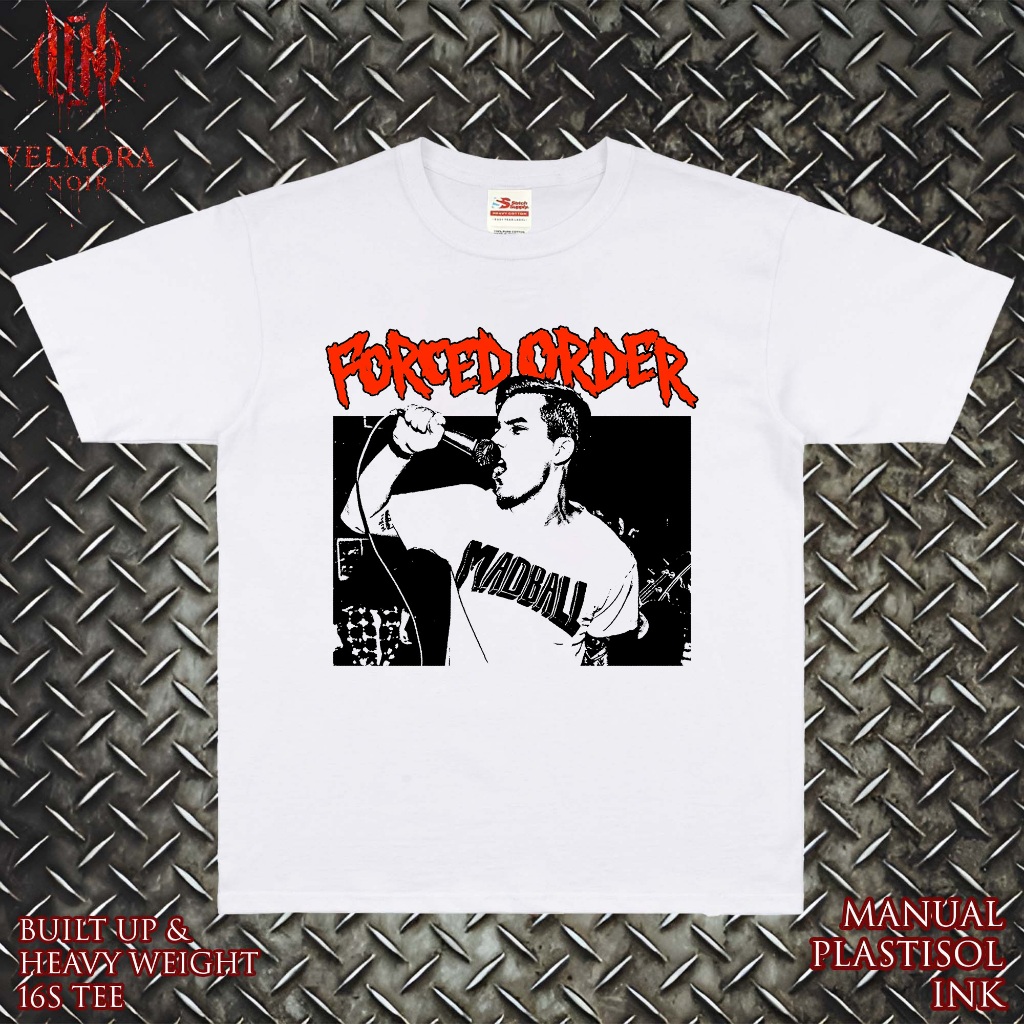 Kaos Band Forced Order Hardcore Tshirt Mercandise