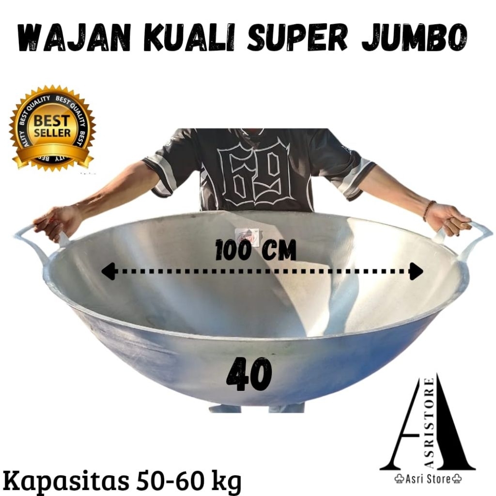 Wajan kuali jumbo/wajan kancah/penggorengan jumbo