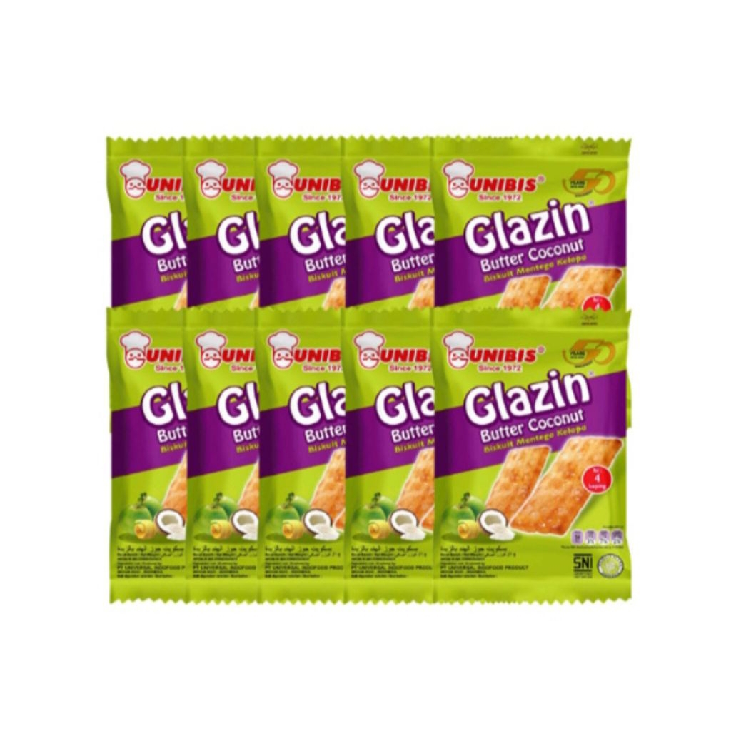 Unibis Glazin butter coconut 1 rtg 10 pcs