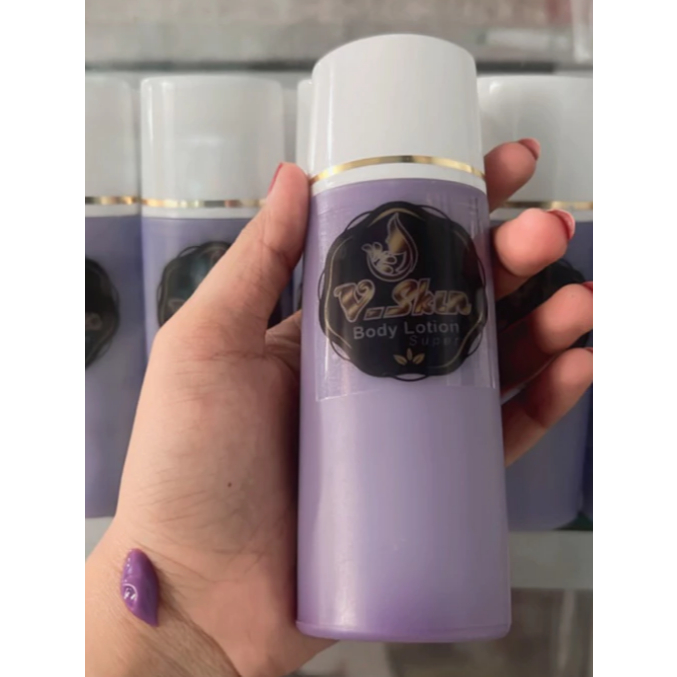 hb v skin ungu I hb vskin ungu kemasan lama Body Lotion Pencerah Kulit