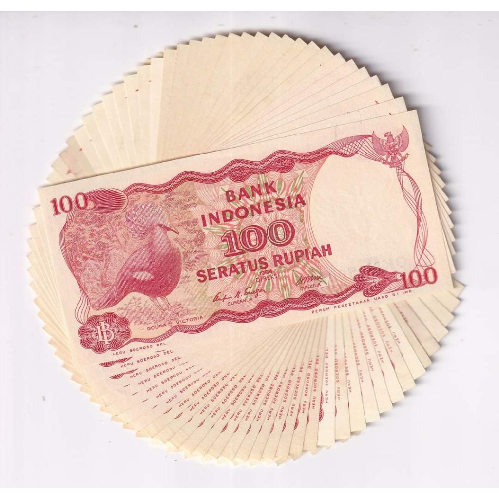 Uang Kertas, 100 Rupiah Goura 1984