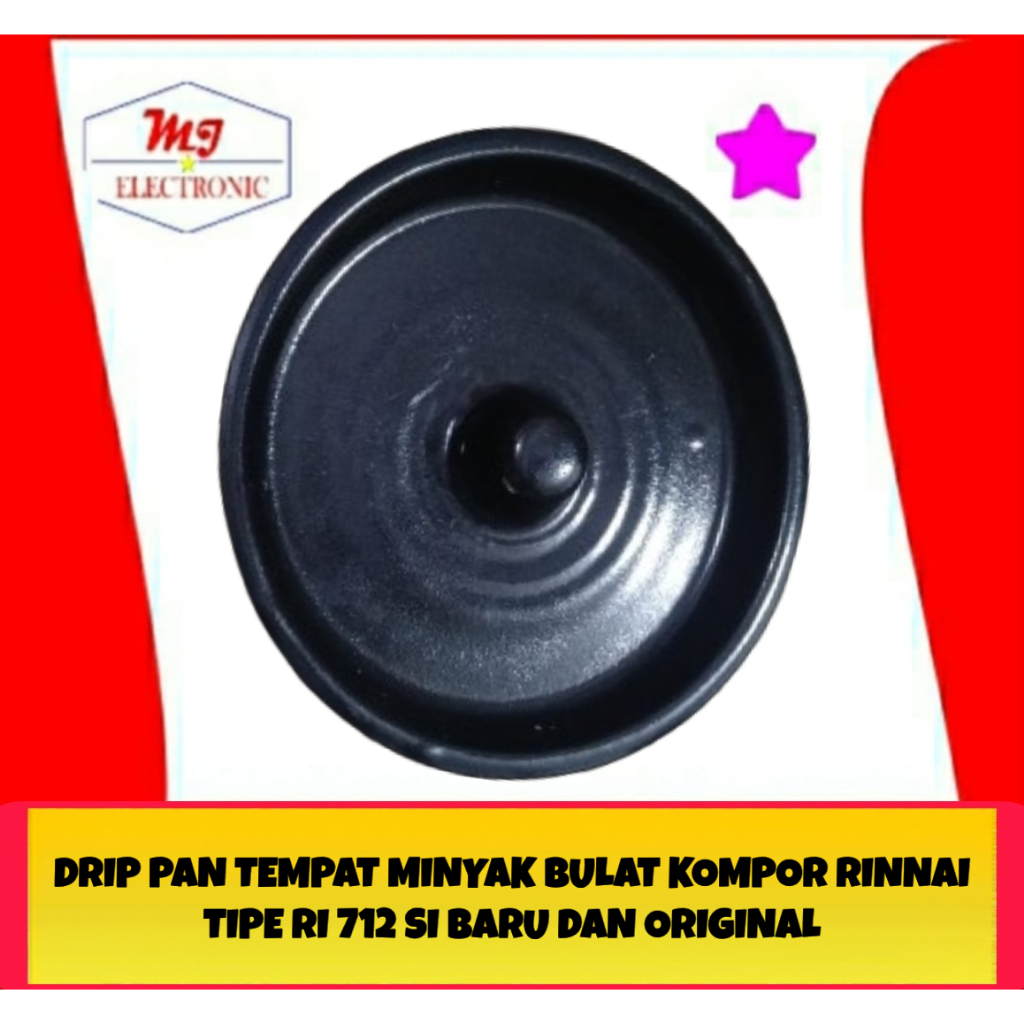Drip Pan Tempat Minyak Bulat Kompor Rinnai Tipe RI 712 SI Baru dan Original