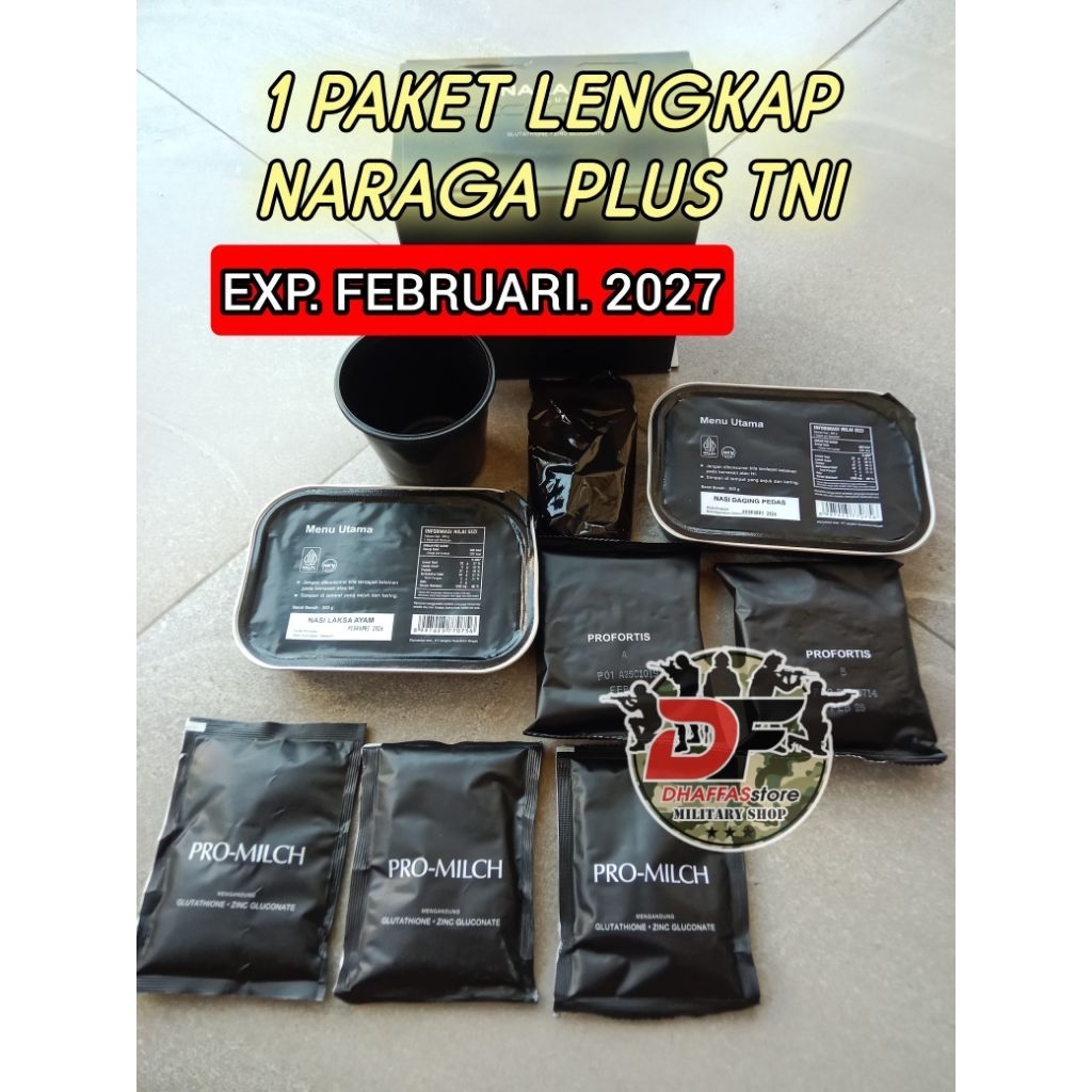 TERMURAH ASLI RANSUM NARAGA PLUS ASLI JATAH TNI EXP FEBRUARI 2027  || RANSUM NARAGA PLUS || RANSUM T