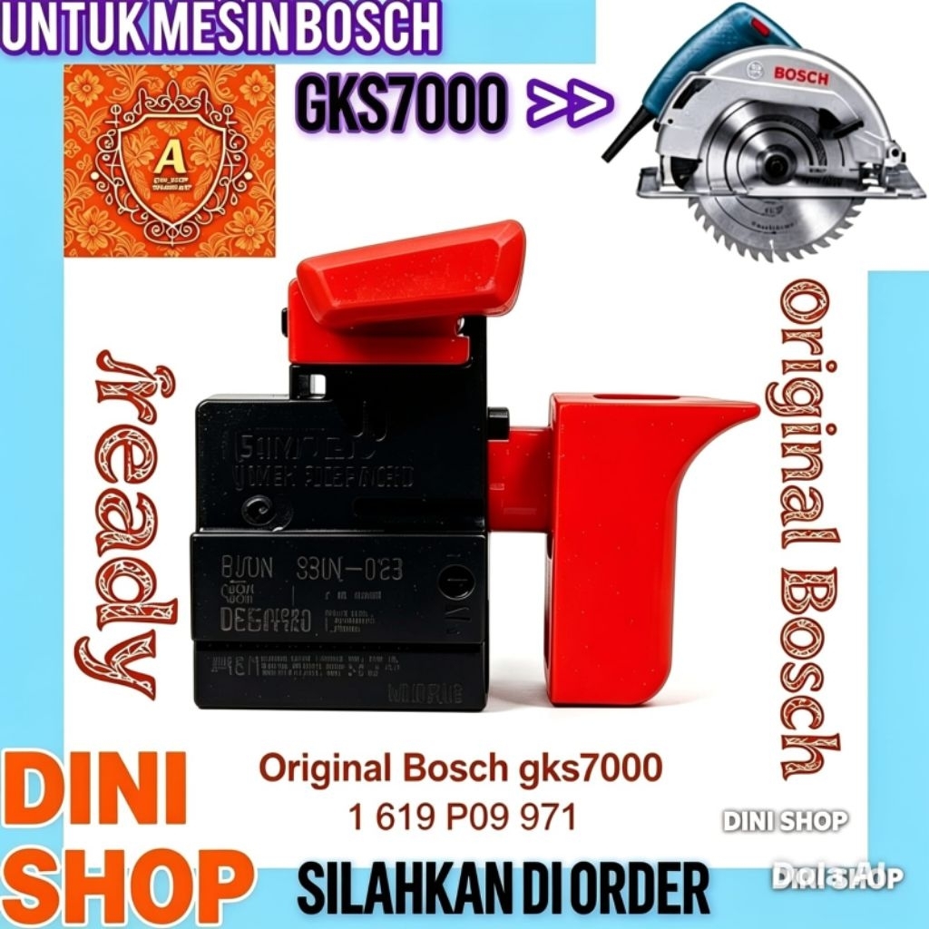 SWITCH SAKLAR GKS 7000 BOSCH FOR MESIN CIRCULAR SAW ORIGINAL BOSCH SAKLAR GKS 7000