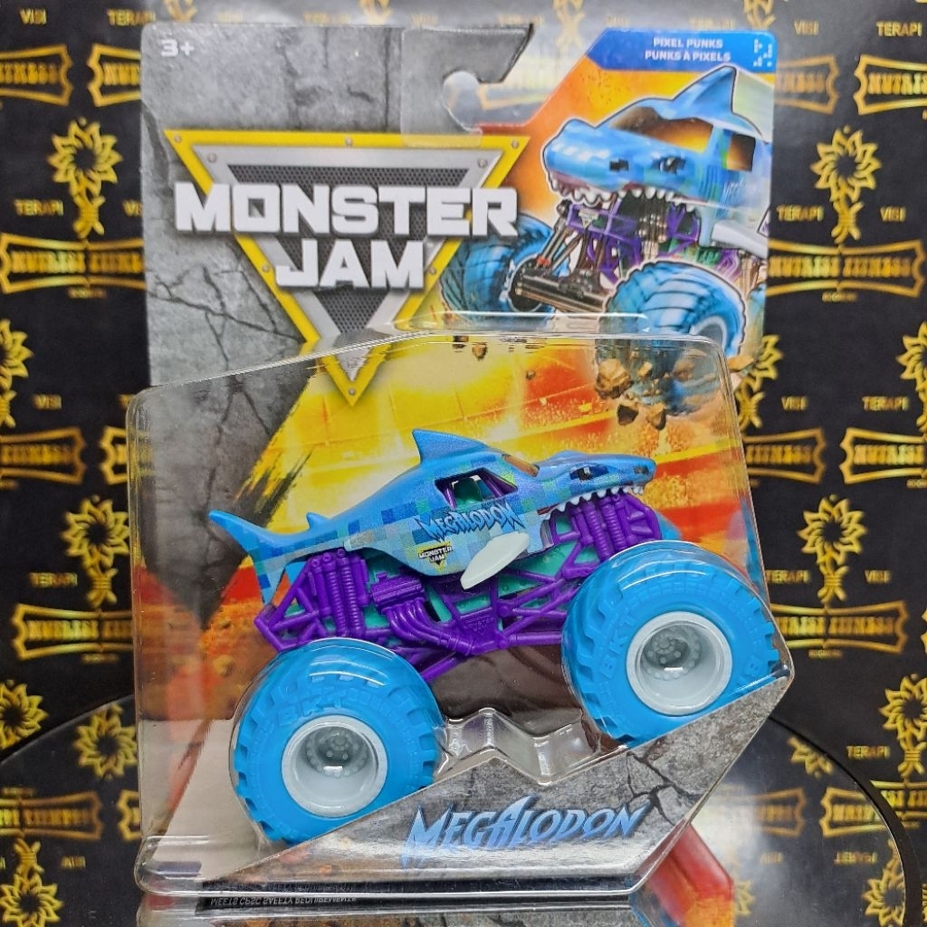 MONSTER JAM MEGALODON CHASE MONSTER JAM SERIES 46 MONSTER JAM 1:64 ORI SPIN MASTER MONSTER JAM