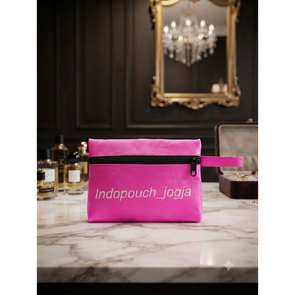 POUCH SOUVENIR SIMPLE FREE PACKING PLASTIK DAN PAPERBROWN