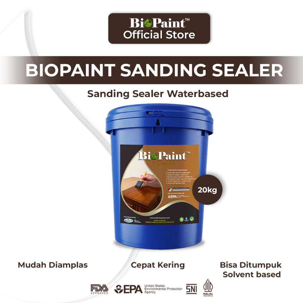 Penghalus Kayu Sanding Sealer 20 Kg