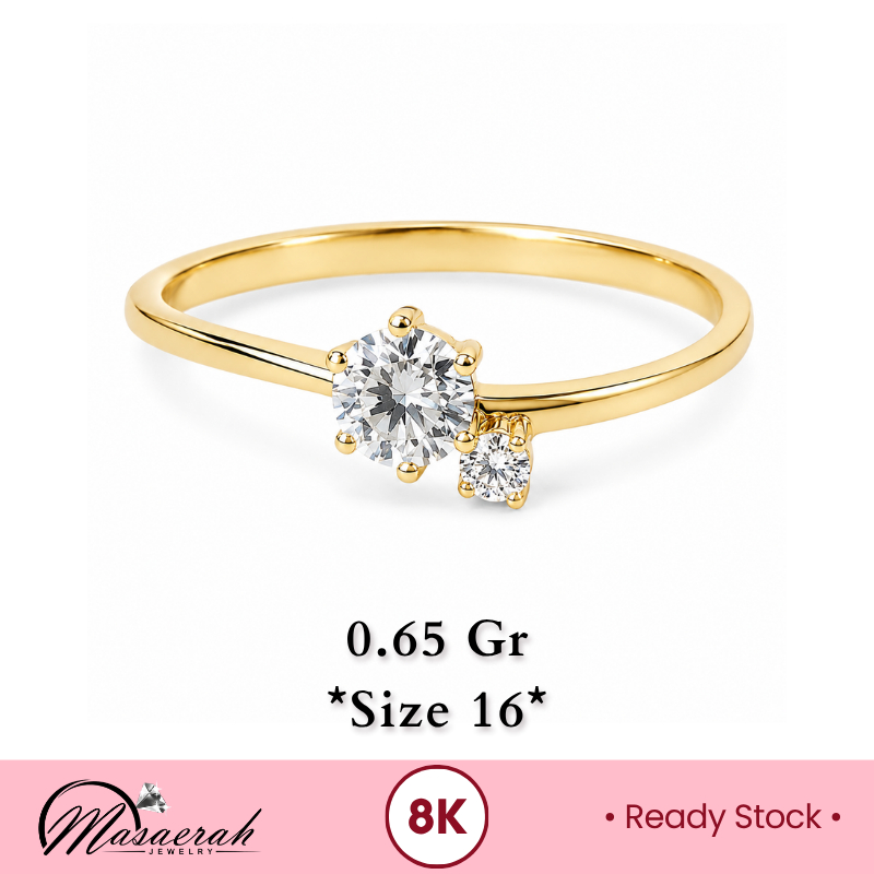 Cincin Emas 8K - 0.65 Gram S2786