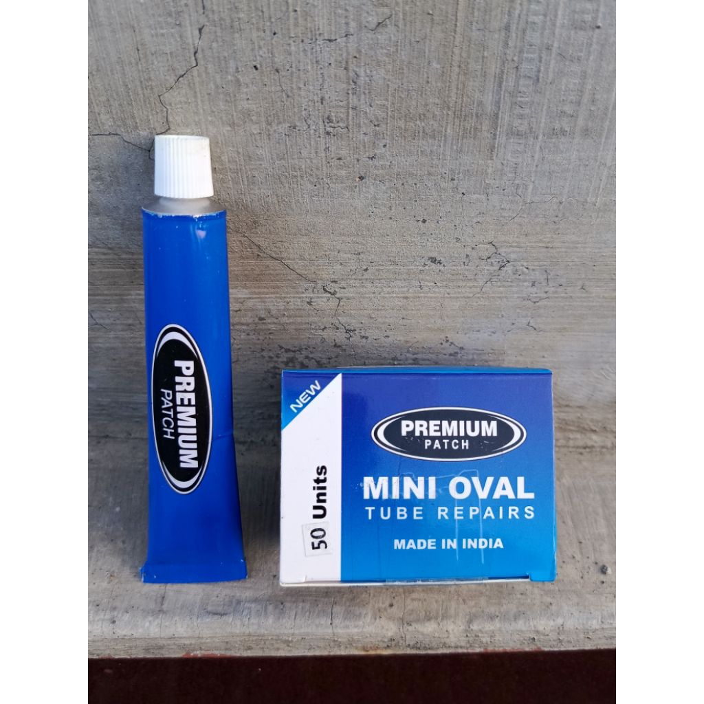 Satu set perlengkapan tambal ban tip-top + LEM / perbaikan ban dalam / karet tambal ban tip-top