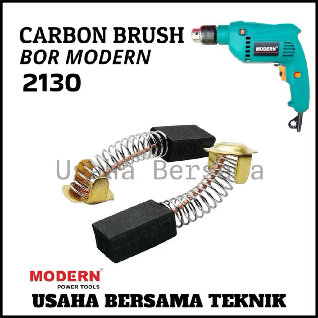 CARBON BRUSH M2130 FOR MESIN BOR MODERN M2130 BROSTEL MODERN M2130 / BOSTEL COAL BOR IMPACT MODERN A