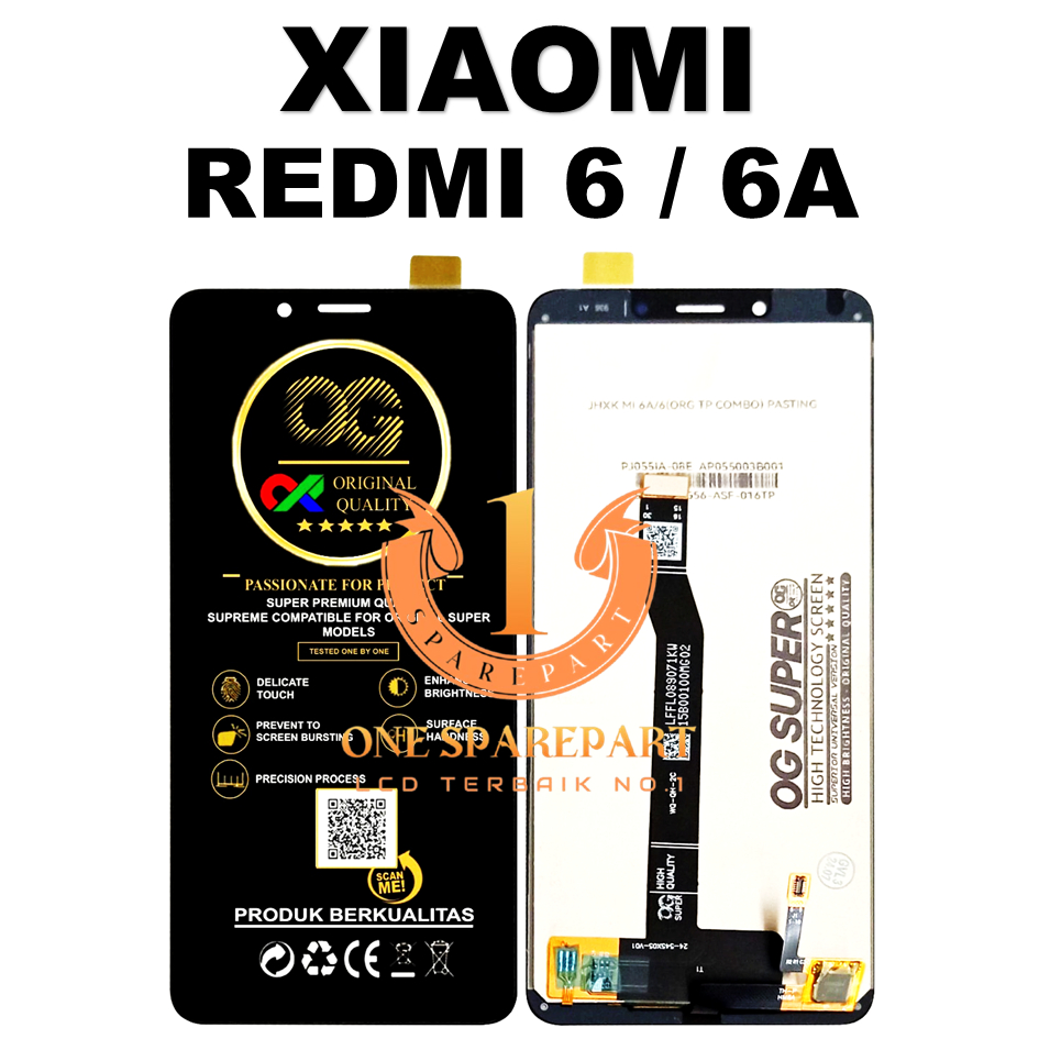 LCD TOUCHSCREEN XIAOMI REDMI 6 REDMI 6A COMPLETE FULLTET ORIGINAL 100%