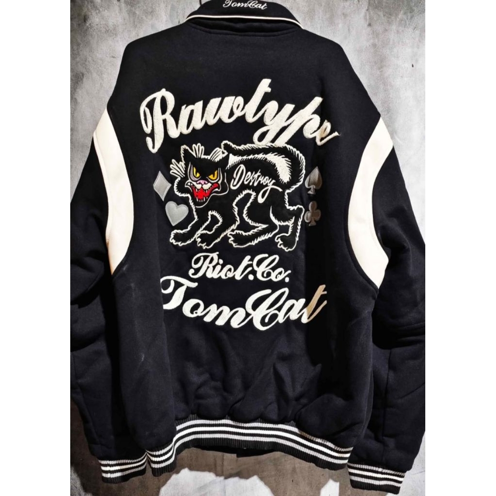 Jaket Varsity Rawtype Riot Tomcat 6