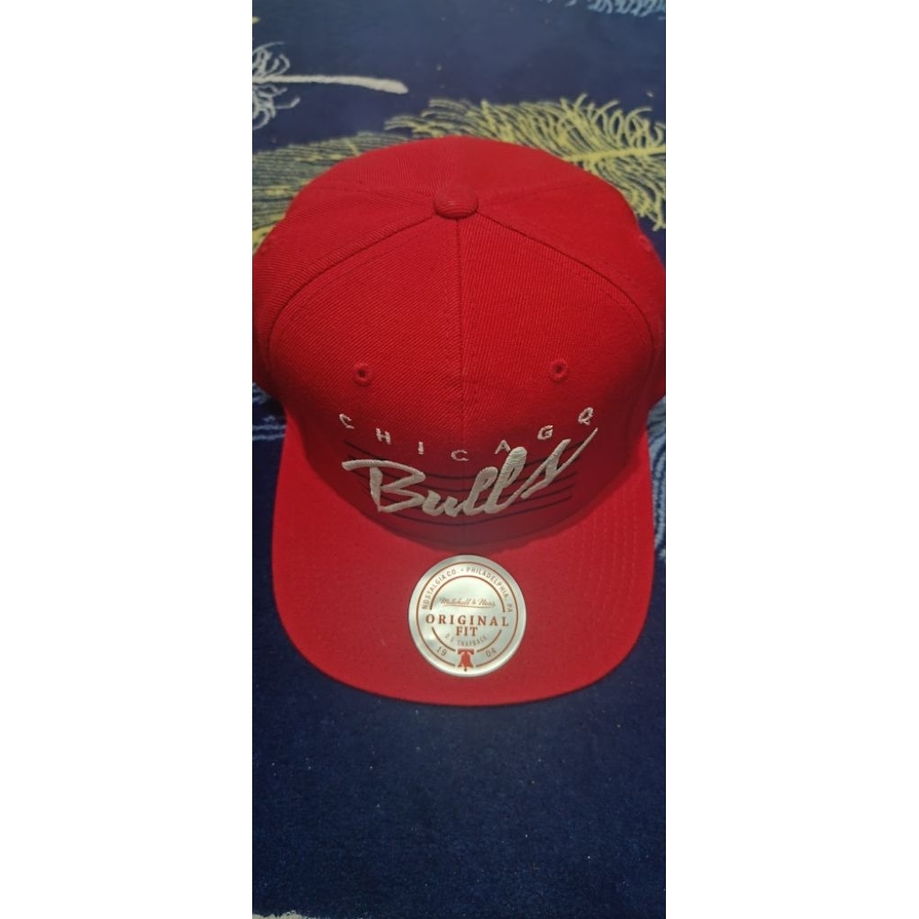 Chicago Bulls Snapback Hat Mitchell & Ness Nostalgia Hardwood Series Original
