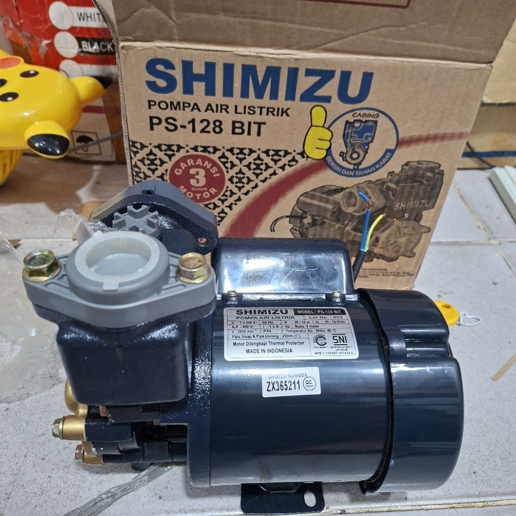 Mesin Pompa Air Shimizu PS-128 BIT Pompa Air ( Non Otomatis ) PS128 125 watt mesin air simizu