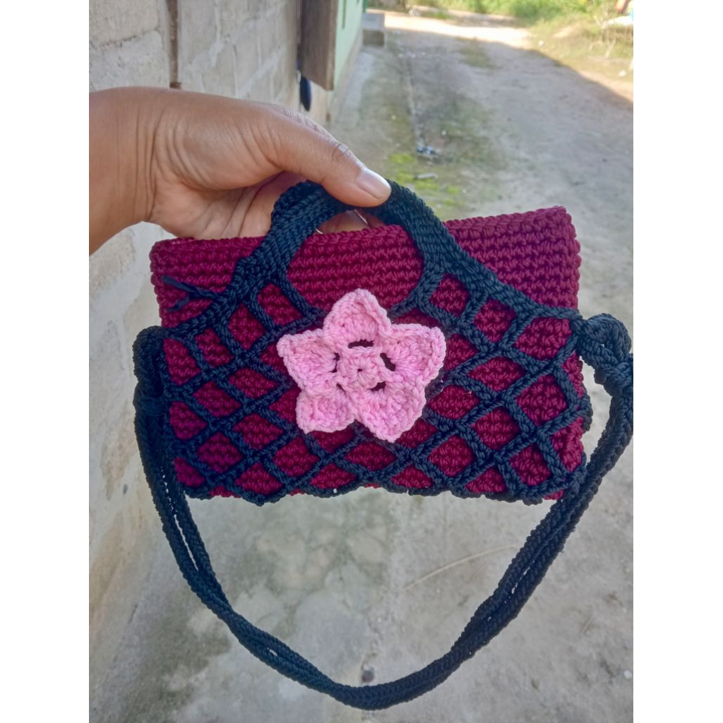 tas rajut jaring