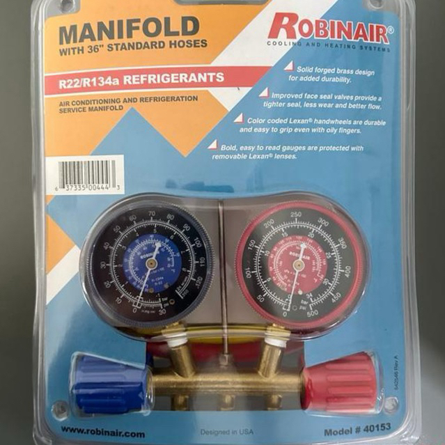 Manifold AC R22 R134A Robinair 40153