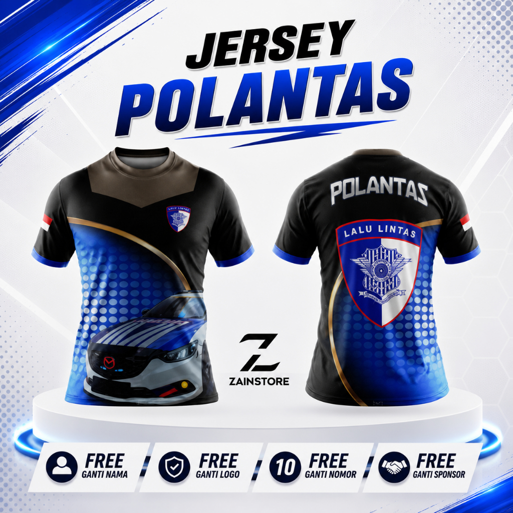 JERSEY POLANTAS 18 FULLPRINT SUBLIME / KAOS POLANTAS DRIFIT / JERSEY POLISI LALULINTAS
